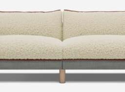 5 Seater LH Chaise Sofa - Light Grey Weave - thumbnail 4
