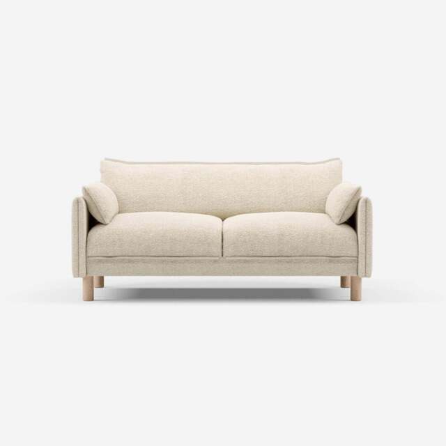 Cozy 2 Seater Sofa - Ecru Boucle - image 1