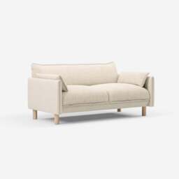 Cozy 2 Seater Sofa - Ecru Boucle - thumbnail 4