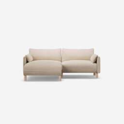 Cozy 3 Seater LH Chaise Sofa - Cream Textured Weave - thumbnail 3