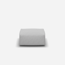 Float Square Ottoman - Ecru Weave - thumbnail 2