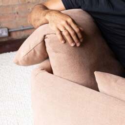 Rest 3 Seater Sofa - Dark Green Velvet - thumbnail 9