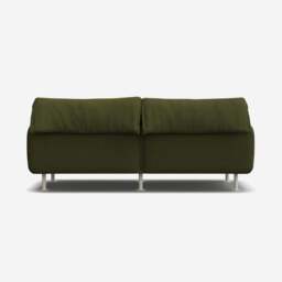 Rest 3 Seater Sofa - Dark Green Velvet - thumbnail 4