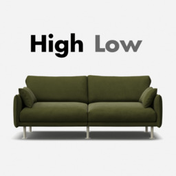 Rest 3 Seater Sofa - Dark Green Velvet - thumbnail 3