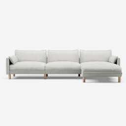 Cozy 5 Seater RH Chaise Sofa - Natural Cotton - thumbnail 3