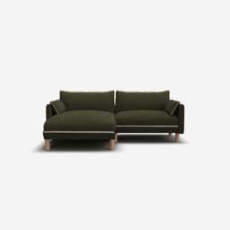 Cozy 3 Seater LH Chaise Sofa - Green Boucle II - thumbnail 3