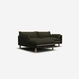 Cozy 3 Seater LH Chaise Sofa - Green Boucle II - thumbnail 1