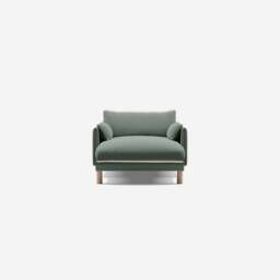 Cozy 1.5 Seater Chaise Sofa - Sage Cotton - thumbnail 3