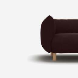 Pillow 5 Seater Sofa - Dark Brown Velvet - thumbnail 2