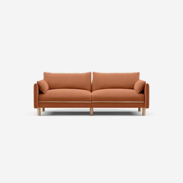 Cozy 3 Seater Sofa - Henna Cotton - image 1