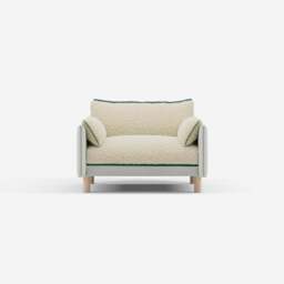 Cozy 1.5 Seater Sofa - Natural Cotton - thumbnail 1