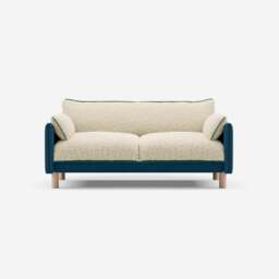 Cozy 2 Seater Sofa - Teal Velvet