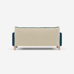 Cozy 2 Seater Sofa - Teal Velvet - thumbnail 4