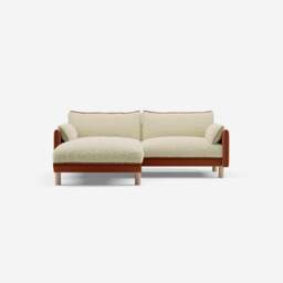 Cozy 3 Seater LH Chaise Sofa - Henna Cotton - thumbnail 3