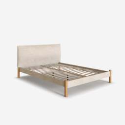 Cozy Bed - Double - Ecru Boucle Frame - Ecru Boucle Headboard - thumbnail 5