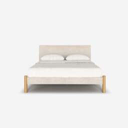 Cozy Bed - Double - Ecru Boucle Frame - Ecru Boucle Headboard - thumbnail 4