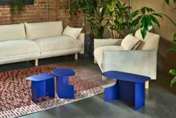 Cutout Nesting Tables - Cobalt Blue - thumbnail 2