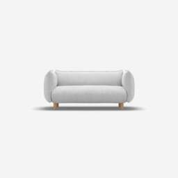 Pillow 2 Seater Sofa - Natural Cotton - thumbnail 1