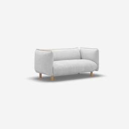 Pillow 2 Seater Sofa - Natural Cotton - thumbnail 3