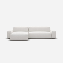 Float 4 Seater LH Chaise Sofa - Natural Cotton - thumbnail 3