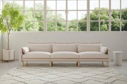 Cozy 1.5 Seater Chaise Sofa - Natural Cotton - thumbnail 6