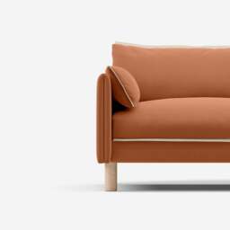 Cozy 5 Seater RH Chaise Sofa - Henna Cotton - thumbnail 5