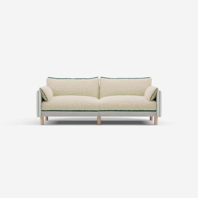 Cozy 3 Seater Sofa - Natural Cotton - image 1