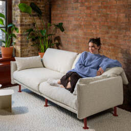 Rest 3 Seater Sofa - Dark Green Velvet - thumbnail 7