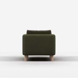 Cozy Armchair - Dark Green Velvet - thumbnail 3