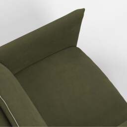 Cozy Armchair - Dark Green Velvet - thumbnail 4