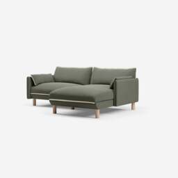Cozy 3 Seater RH Chaise Sofa - Meadow Cotton - thumbnail 1