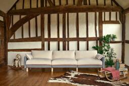 Cozy 5 Seater Sofa - Rust Velvet - thumbnail 6