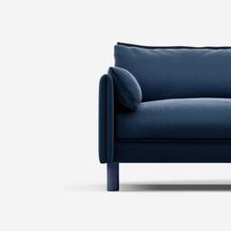 Cozy 5 Seater Sofa - Midnight Blue Velvet - thumbnail 5