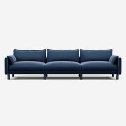Cozy 5 Seater Sofa - Midnight Blue Velvet