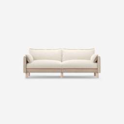 Cozy 3 Seater Sofa - Cream Textured Weave