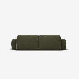 Float 3 Seater RH Chaise Sofa - Green Boucle II - thumbnail 4