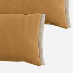 Side Cushions - Ochre Cotton - thumbnail 2