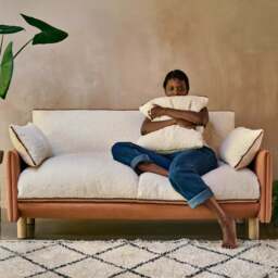 Cozy 2 Seater Sofa - Henna Cotton - thumbnail 2