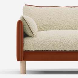 Cozy 2 Seater Sofa - Henna Cotton - thumbnail 6