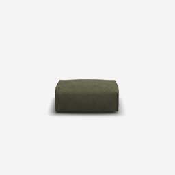 Float Rectangular Ottoman - Green Boucle II - thumbnail 2