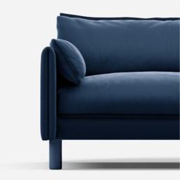 Side Cushions - Midnight Blue Velvet - thumbnail 3