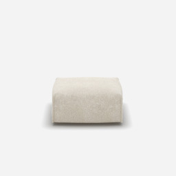 Float Square Ottoman - Ecru Boucle - thumbnail 2