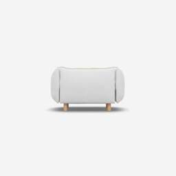 Pillow 1.5 Seater Sofa - Natural Cotton - thumbnail 4