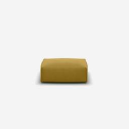 Float Rectangular Ottoman - Mustard Velvet - thumbnail 2
