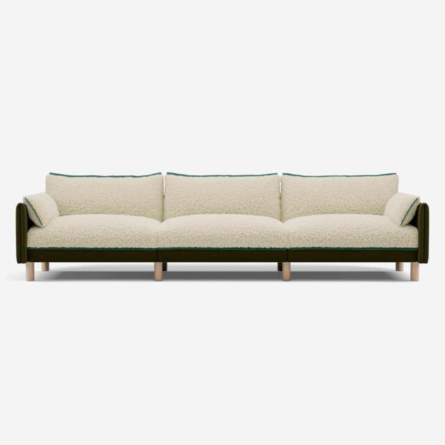 Cozy 5 Seater Sofa - Meadow Cotton - image 1