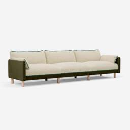 Cozy 5 Seater Sofa - Meadow Cotton - thumbnail 3