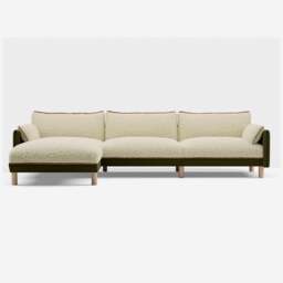 Cozy 5 Seater LH Chaise Sofa - Meadow Cotton - thumbnail 3