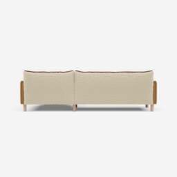 Cozy 4 Seater RH Chaise Sofa - Ochre Cotton - thumbnail 4