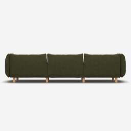 Pillow 5 Seater Sofa - Green Boucle II - thumbnail 4
