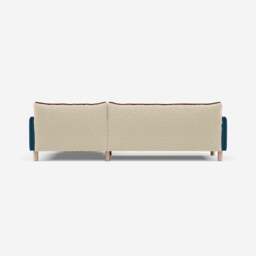 Cozy 4 Seater RH Chaise Sofa - Teal Velvet - thumbnail 4